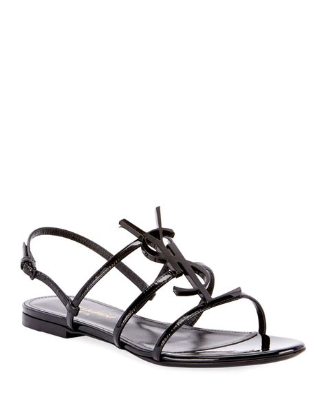 ysl jelly sandals|ysl flat sandals women.